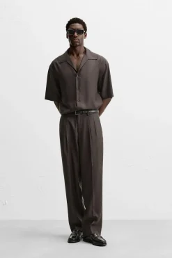 Clearance PANTALÓN PLIEGUES LYOCELL Hombre Pantalones