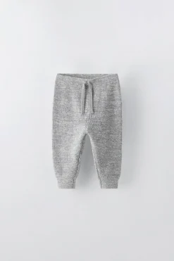 Niños ZARA 6 - 18 Meses·Conjuntos|6 - 18 Meses·Punto<PANTALÓN PUNTO PERLADO