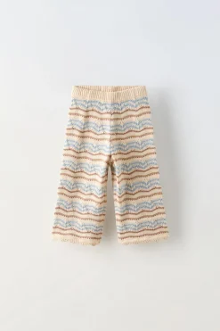 Niños ZARA 1½ - 6 Años·Punto|1½ - 6 Años·Pantalones<PANTALÓN RAYAS BRILLO