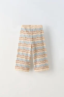 Niños ZARA 1½ - 6 Años·Punto|1½ - 6 Años·Pantalones<PANTALÓN RAYAS BRILLO