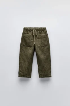 Niños ZARA 1½ - 6 Años·Pantalones|1½ - 6 Años·Pantalones / Leggings<PANTALÓN RAYAS WARMTOUCH