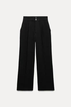 Sale PANTALÓN RECTO PINZAS ZW COLLECTION Mujer Pantalones