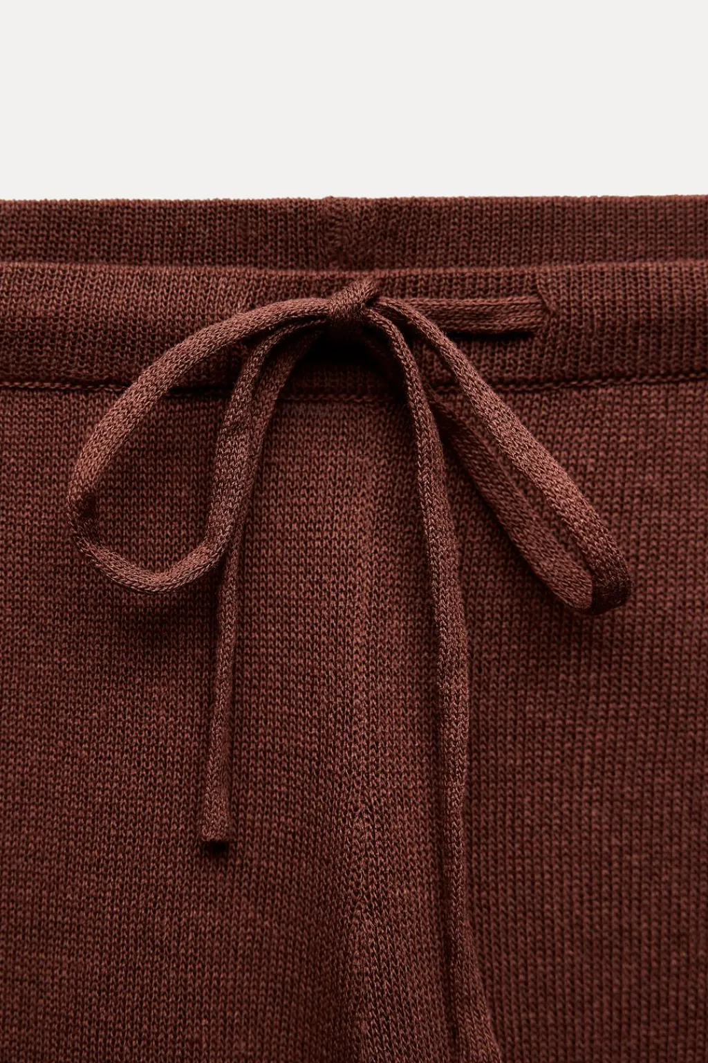 Best PANTALÓN RECTO PUNTO LISO Mujer Pantalones|Cárdigan / Jerséis