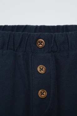Niños ZARA 6 - 18 Meses·Pantalones / Leggings<PANTALÓN SARGA BOLSILLOS
