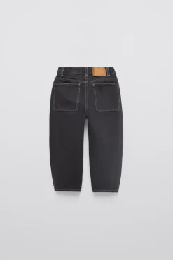 Niños ZARA 1½ - 6 Años·Pantalones|1½ - 6 Años·Pantalones / Leggings<PANTALÓN SARGA PESPUNTES