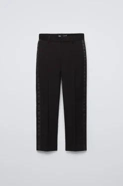 Niños ZARA 6 - 14 Años·Pantalones|6 - 14 Años·Trajes<PANTALÓN SLIM TRAJE ESTRUCTURA