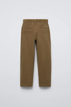 Niños ZARA 6 - 14 Años·Pantalones<PANTALÓN STAIGHT CORDONES