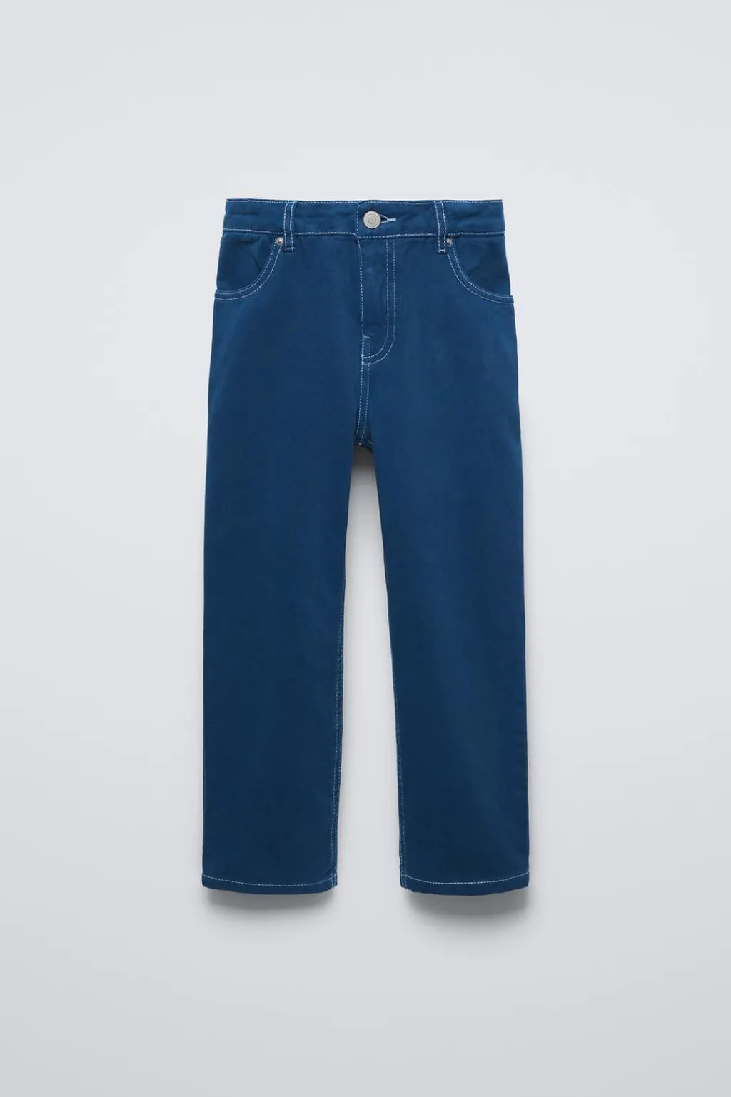 Niños ZARA 6 - 14 Años·Pantalones<PANTALÓN STRAIGHT PESPUNTES
