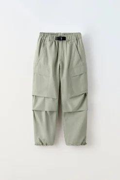 Niños ZARA 6 - 14 Años·Pantalones<PANTALÓN TÉCNICO PARACHUTE