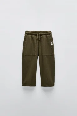 Niños ZARA 1½ - 6 Años·Pantalones / Leggings|6 - 18 Meses·Pantalones / Leggings<PANTALÓN TEXTURA ETIQUETA