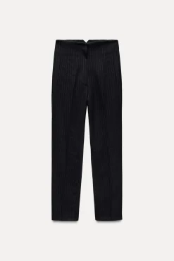 Sale PANTALÓN TIRO ALTO RAYA DIPLÓMATICA Mujer Pantalones