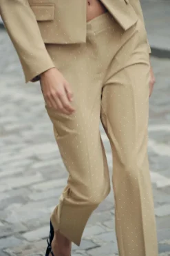 Sale PANTALÓN TOBILLERO BRILLOS Mujer Pantalones