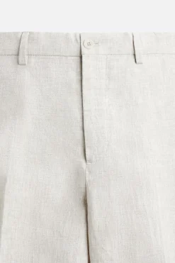 Best PANTALÓN TRAJE 100% LINO Hombre Pantalones