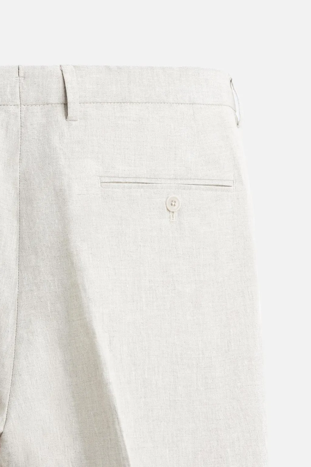 Best PANTALÓN TRAJE 100% LINO Hombre Pantalones