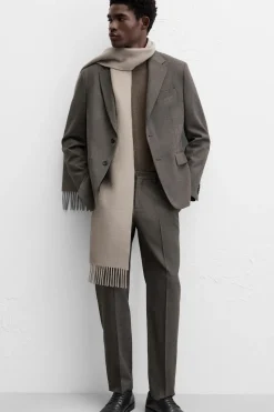 Best PANTALÓN TRAJE CUADROS Hombre Pantalones