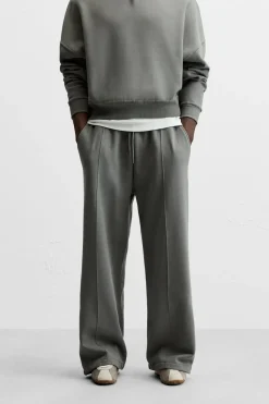 Best PANTALÓN WIDE FIT COSTURAS Hombre Pantalones