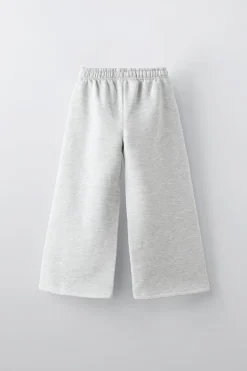 Niños ZARA 6 - 14 Años·Pantalones|6 - 14 Años·Deporte / Jogging<PANTALÓN WIDE LEG TEXTO