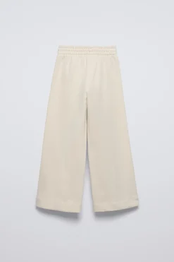 Niños ZARA 6 - 14 Años·Pantalones|6 - 14 Años·Deporte / Jogging<PANTALÓN WIDELEG NERVIO