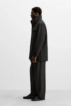 Discount PARKA PAÑO CON LANA Hombre Cazadoras|Abrigos / Gabardinas