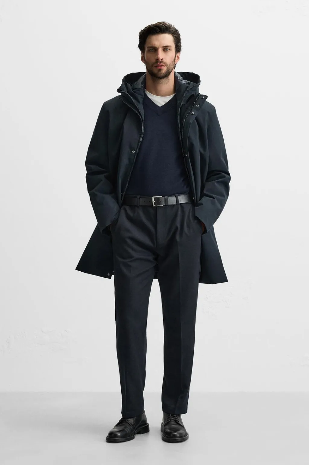 Sale PARKA TÉCNICA CUELLO DESMONTABLE Hombre Cazadoras|Abrigos / Gabardinas