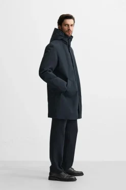 Sale PARKA TÉCNICA CUELLO DESMONTABLE Hombre Cazadoras|Abrigos / Gabardinas