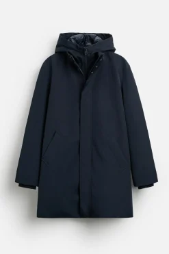 Sale PARKA TÉCNICA CUELLO DESMONTABLE Hombre Cazadoras|Abrigos / Gabardinas