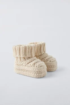 Niños ZARA 0 - 6 Meses·Patucos|6 - 18 Meses·Zapatos<PATUCO ALGODÓN