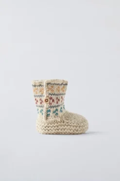 Niños ZARA 0 - 6 Meses·Patucos<PATUCO BOTA PUNTO