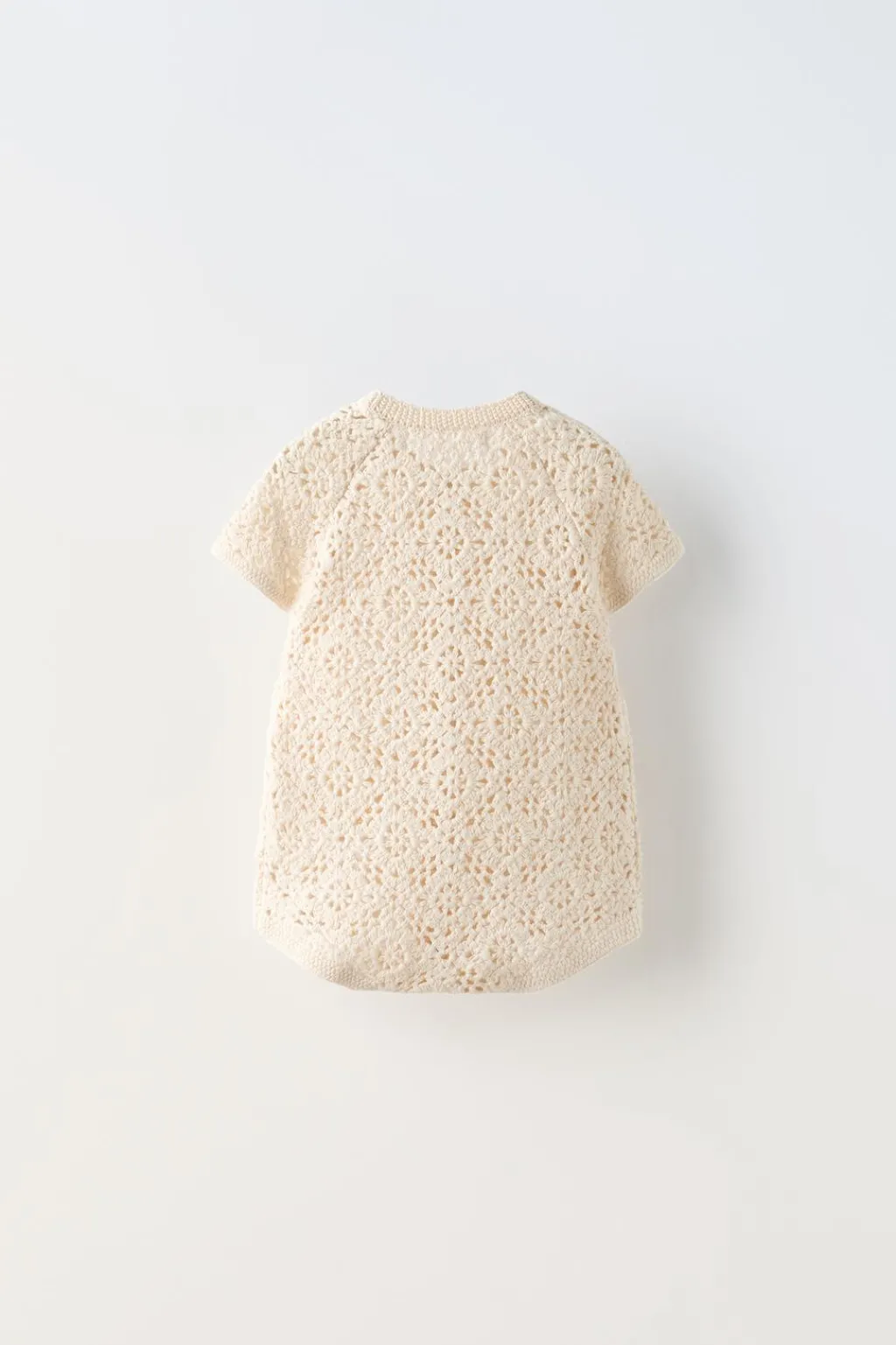 Niños ZARA 6 - 18 Meses·Punto|6 - 18 Meses·Vestidos / Monos<PELELE CROCHET BOTONES
