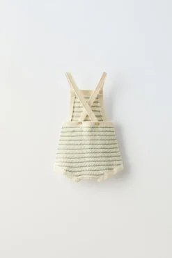 Niños ZARA 0 - 6 Meses·Punto|6 - 18 Meses·Punto<PELELE PUNTO RAYAS BOTONES