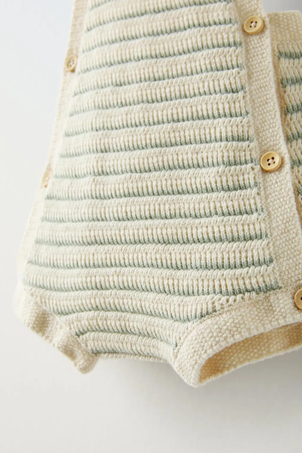 Niños ZARA 0 - 6 Meses·Punto|6 - 18 Meses·Punto<PELELE PUNTO RAYAS BOTONES