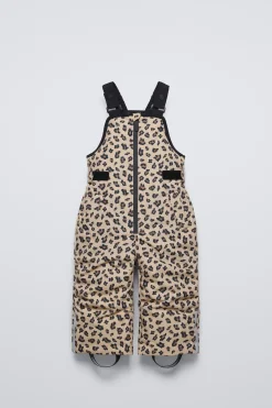 Niños ZARA 1½ - 6 Años·Pantalones|1½ - 6 Años·Chándal<PETO ANIMAL PRINT WATER REPELLENT Y WIND RESISTANCE SKI COLLECTION