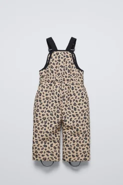 Niños ZARA 1½ - 6 Años·Pantalones|1½ - 6 Años·Chándal<PETO ANIMAL PRINT WATER REPELLENT Y WIND RESISTANCE SKI COLLECTION
