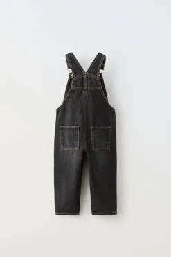 Niños ZARA 1½ - 6 Años·Vestidos / Petos|1½ - 6 Años·Pantalones<PETO DENIM ETIQUETA
