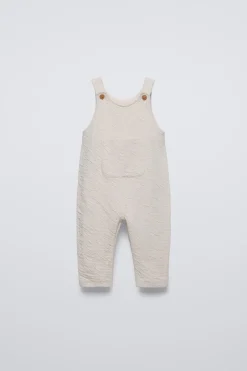 Niños ZARA 6 - 18 Meses·Vestidos / Monos<PETO ESTRUCTURA BOLSILLO
