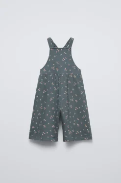 Niños ZARA 6 - 18 Meses·Vestidos / Monos<PETO FELPA FLORES
