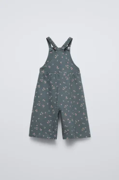 Niños ZARA 6 - 18 Meses·Vestidos / Monos<PETO FELPA FLORES