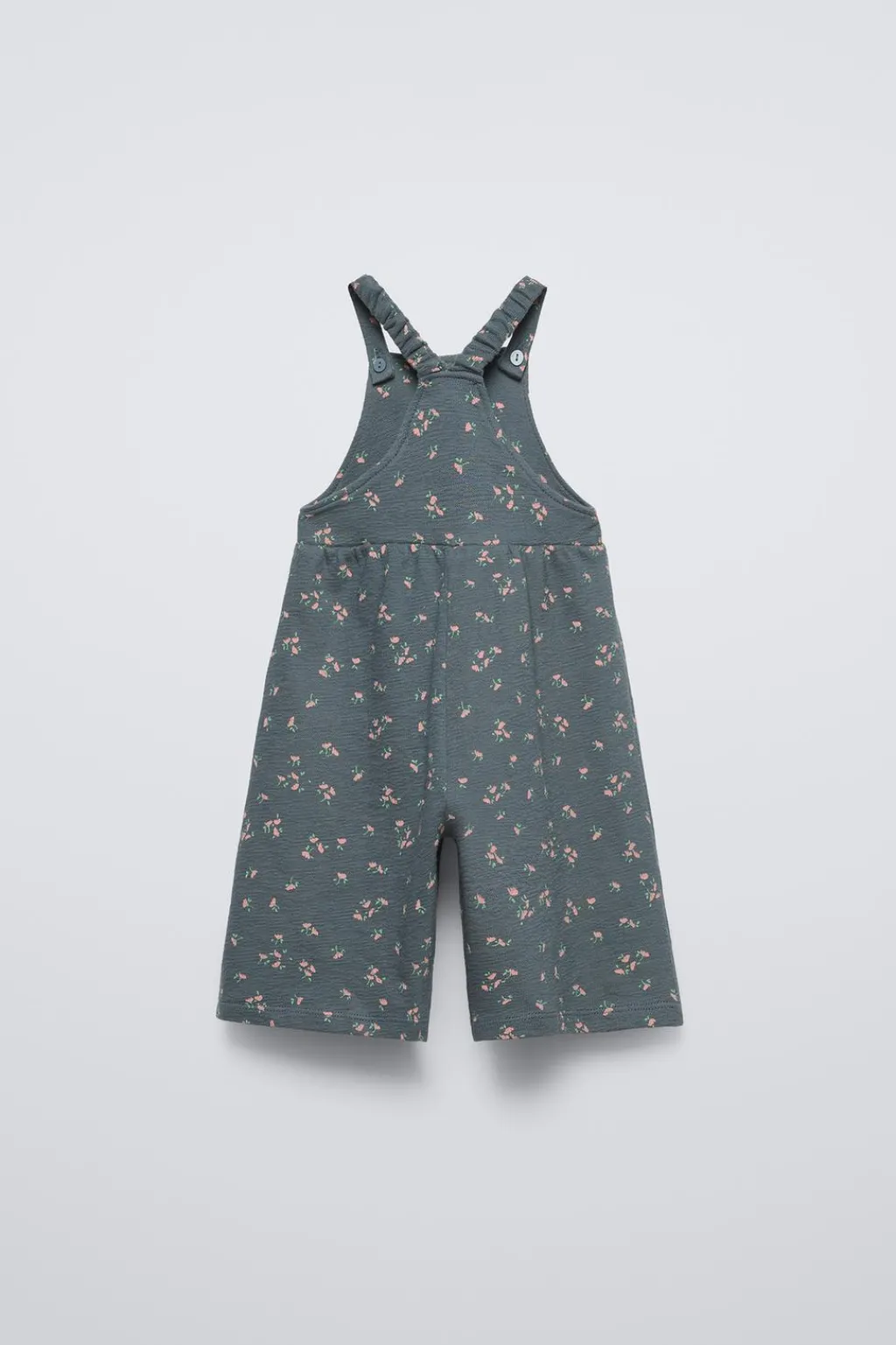 Niños ZARA 6 - 18 Meses·Vestidos / Monos<PETO FELPA FLORES