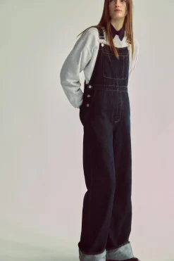Best PETO LARGO DENIM TRF Mujer Vestidos