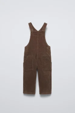 Niños ZARA 1½ - 6 Años·Vestidos / Petos|1½ - 6 Años·Pantalones<PETO LARGO PANA