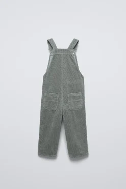 Niños ZARA 1½ - 6 Años·Vestidos / Petos|1½ - 6 Años·Pantalones<PETO LARGO PANA