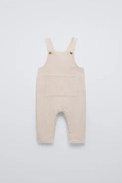 Niños ZARA 6 - 18 Meses·Vestidos / Monos<PETO PANA BOLSILLO