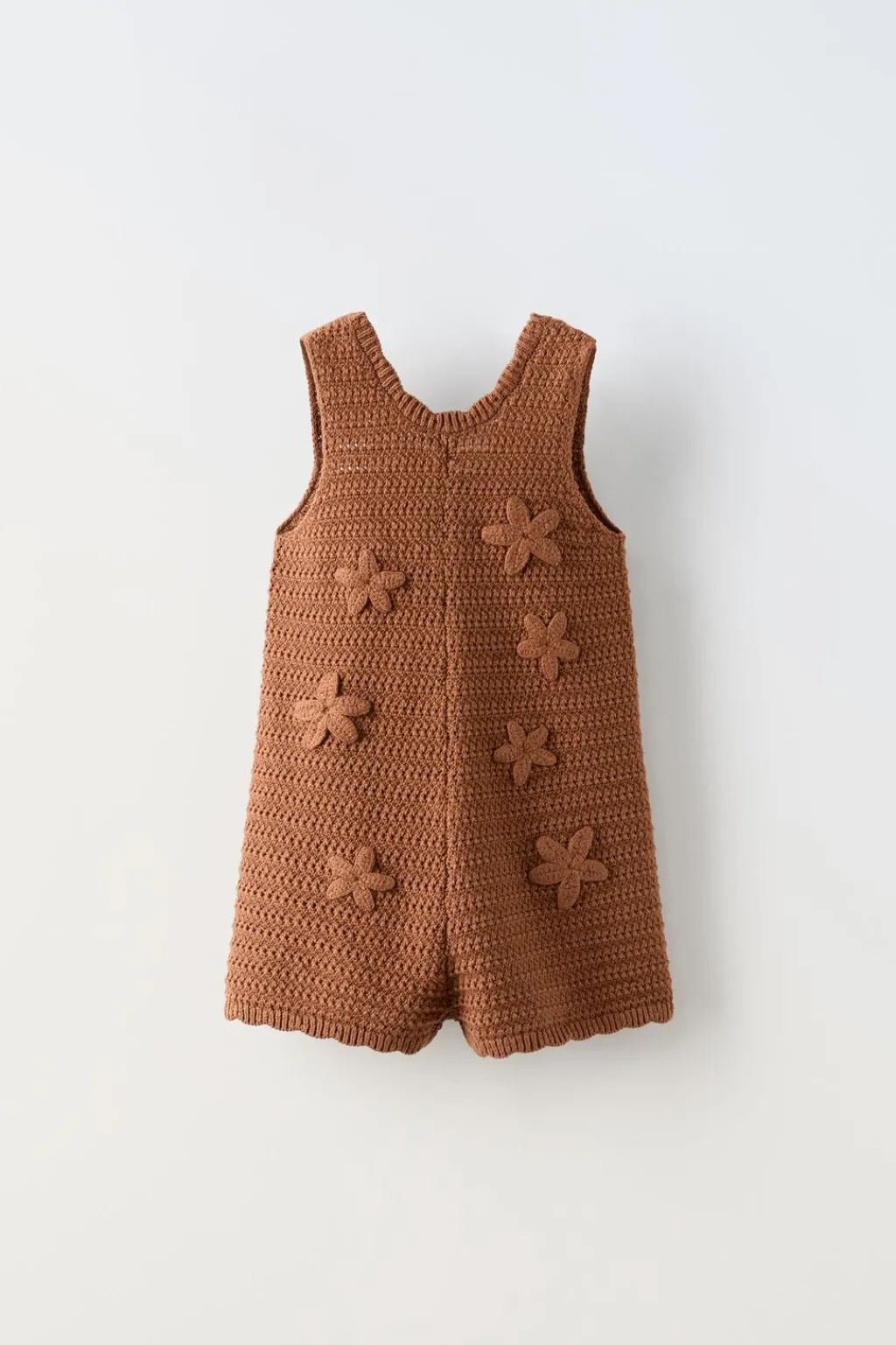 Niños ZARA 1½ - 6 Años·Vestidos / Petos|1½ - 6 Años·Punto<PETO PUNTO FLORES