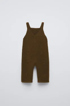 Niños ZARA 6 - 18 Meses·Conjuntos|6 - 18 Meses·Punto<PETO PUNTO FLORES BORDADAS