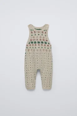 Niños ZARA 0 - 6 Meses·Punto|6 - 18 Meses·Punto<PETO PUNTO JACQUARD