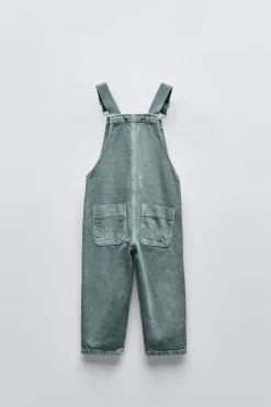 Niños ZARA 1½ - 6 Años·Pantalones|1½ - 6 Años·Pantalones / Leggings<PETO SARGA CANVAS