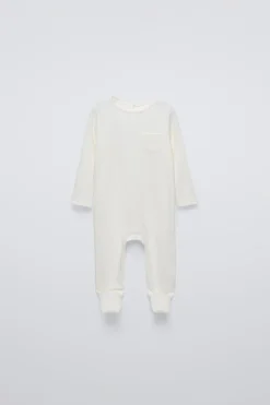 Niños ZARA 0 - 6 Meses·Homewear|6 - 18 Meses·Ropa Interior / Pijamas<PIJAMA ENTERO PIE CONVERTIBLE