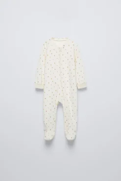 Niños ZARA 1½ - 6 Años·Pijamas|1½ - 6 Años·Pijamas<PIJAMA ENTERO VELOUR CORAZONES