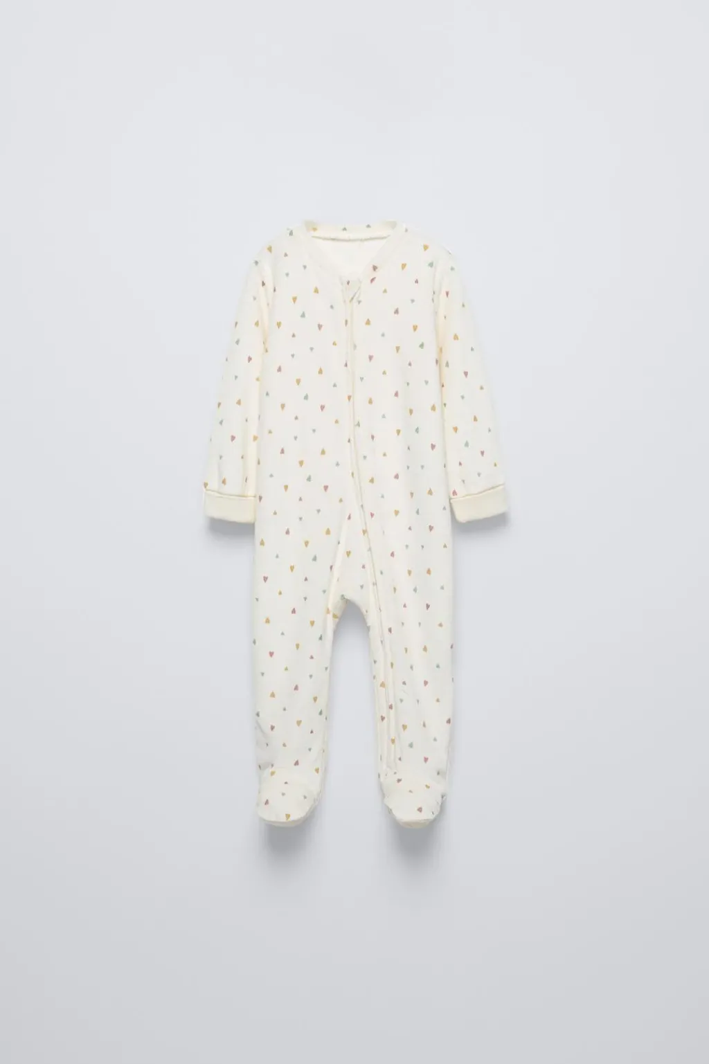 Niños ZARA 1½ - 6 Años·Pijamas|1½ - 6 Años·Pijamas<PIJAMA ENTERO VELOUR CORAZONES