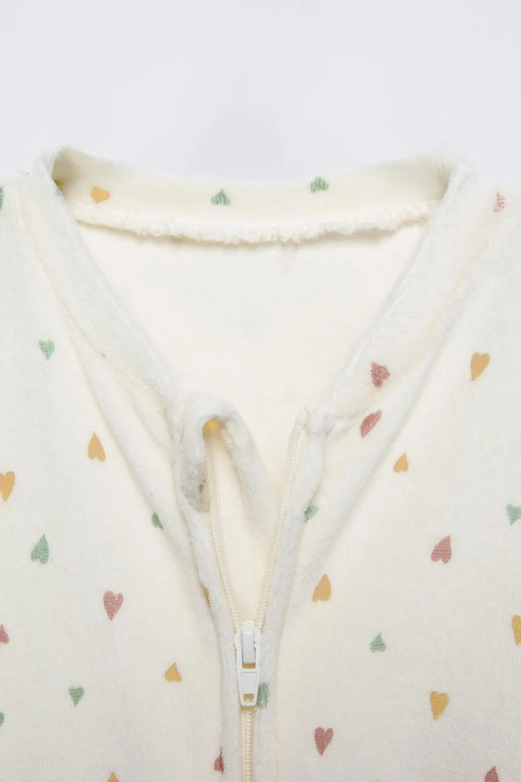 Niños ZARA 1½ - 6 Años·Pijamas|1½ - 6 Años·Pijamas<PIJAMA ENTERO VELOUR CORAZONES